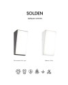 SOLDEN * APLIQUE EXTERIOR VERT.BLANCO  LED IP65 - 9W - 3000K